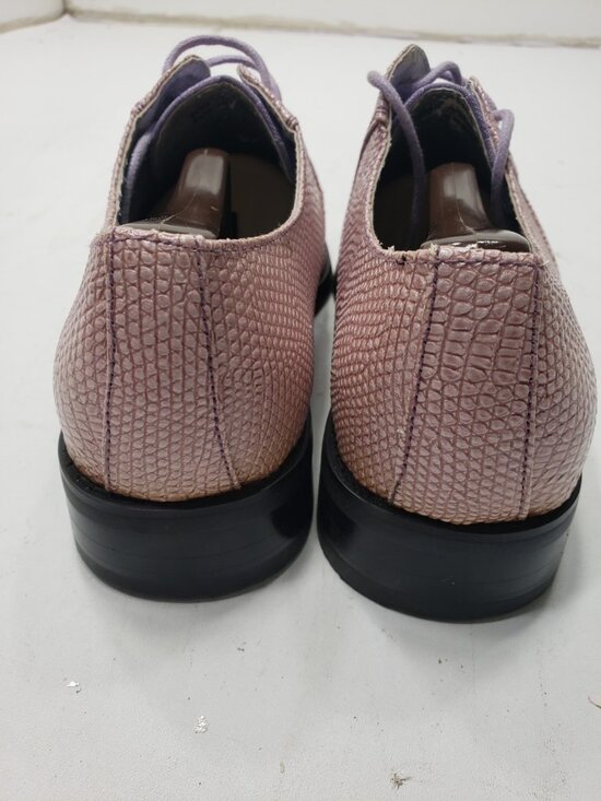 Viotti 163ST-058 Men’s Purple Textured Square Toe Dress Shoes Size 8.5 main image 9